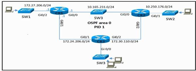 350-401 dumps exhibit