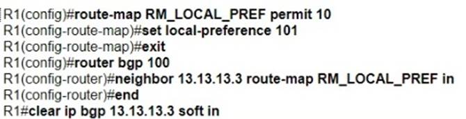 350-401 dumps exhibit