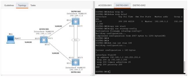 350-401 dumps exhibit