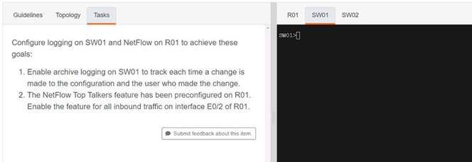 350-401 dumps exhibit